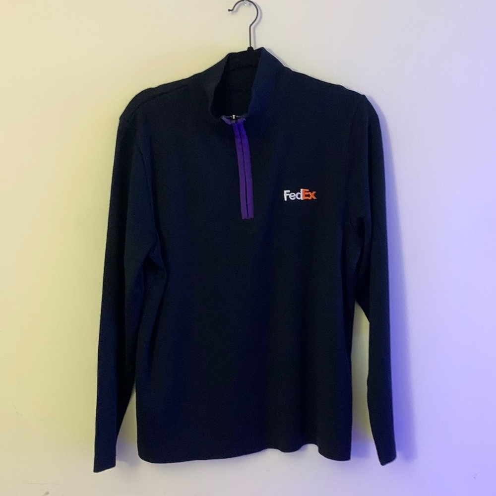 FedEx Half Zip Uniform Sweater